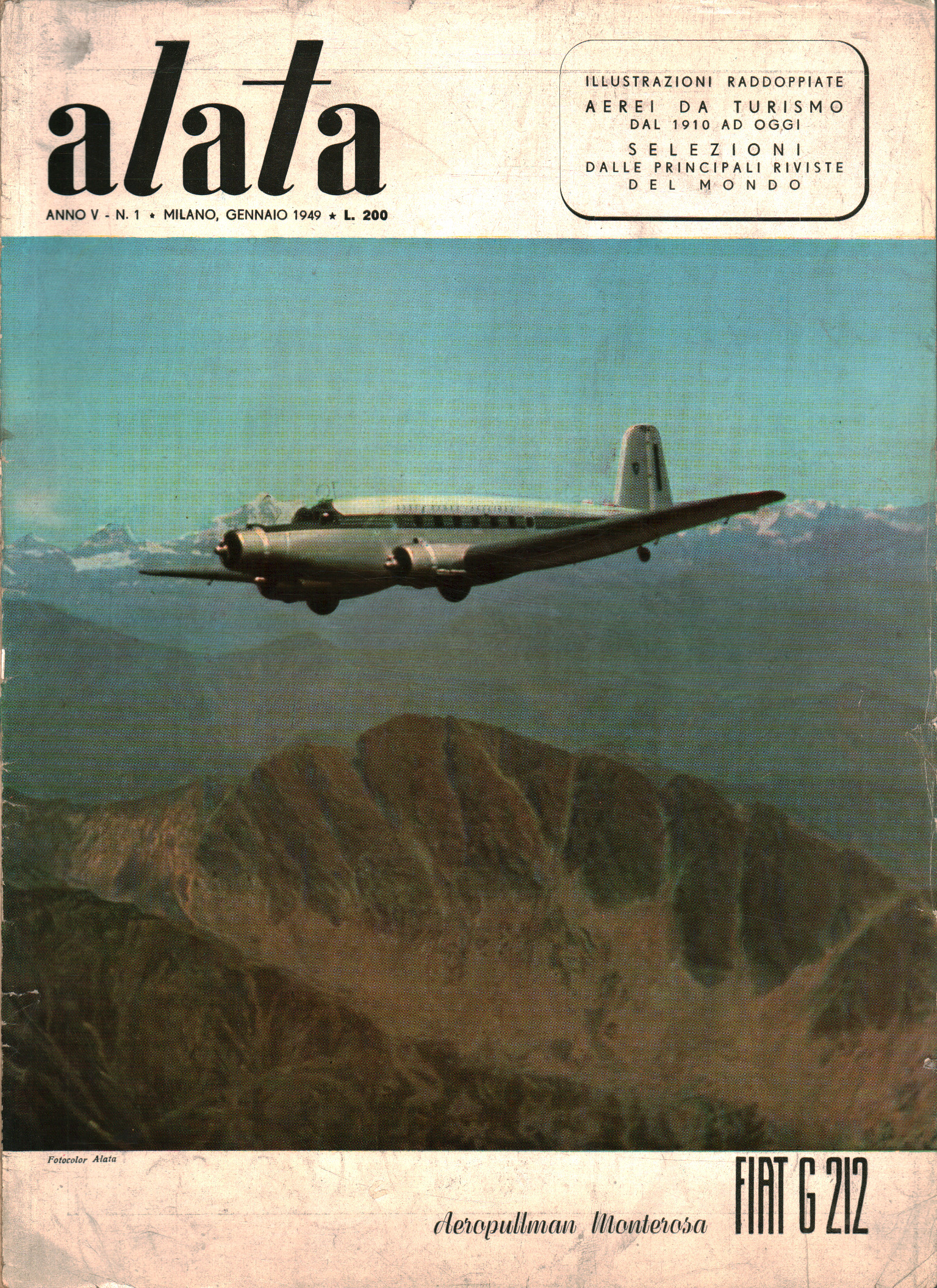 Winged. Year V (1949) nos. 1-7 (January-