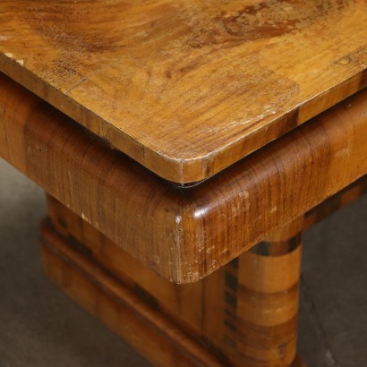 Art Decò Table Walnut - Italy XX Century