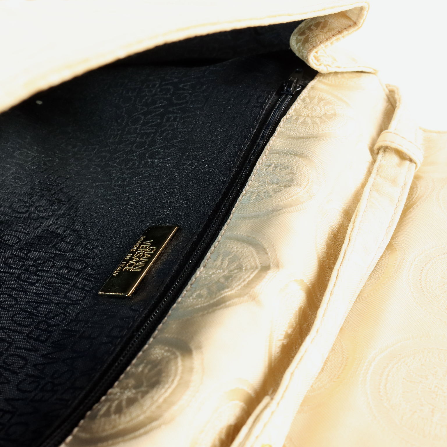 Vintage Bag Gianni Versace Canvas Italy 1990s, Clothing Vintage Bag Gianni Versace Canvas Italy 1990s, Clothing