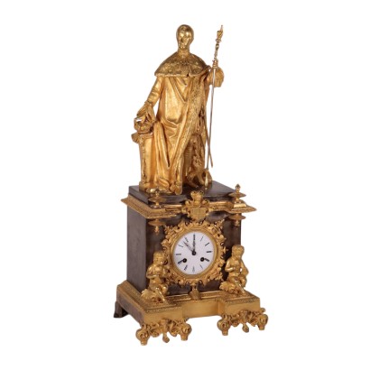 Orologio da Appoggio con Figura di Imperatore