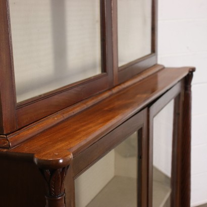 Restoration Showcase Mahogany - Italy XIX Century