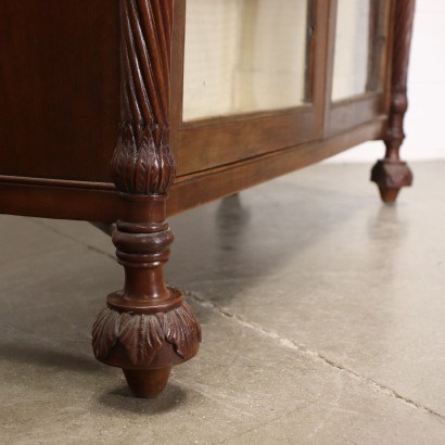 Restoration Showcase Mahogany - Italy XIX Century