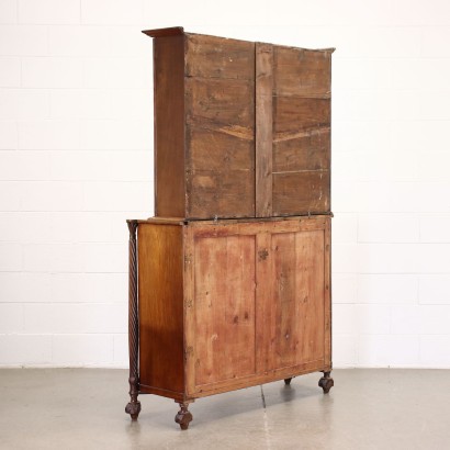 Restoration Showcase Mahogany - Italy XIX Century