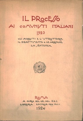 Il processo ai comunisti italiani 1923