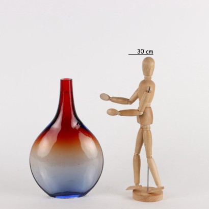 A. Barbini Glass Vase Italy XX Century