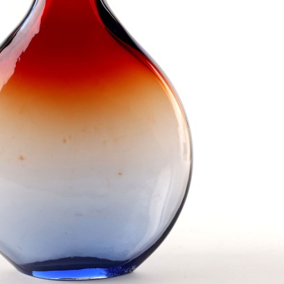 A. Barbini Glass Vase Italy XX Century