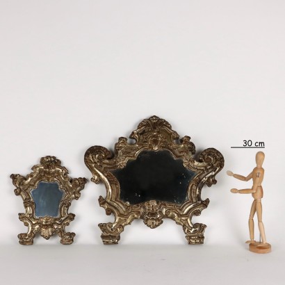 Triptyque de Cartagloria Rococo Bois - Italie XVII-XVIII Siècle