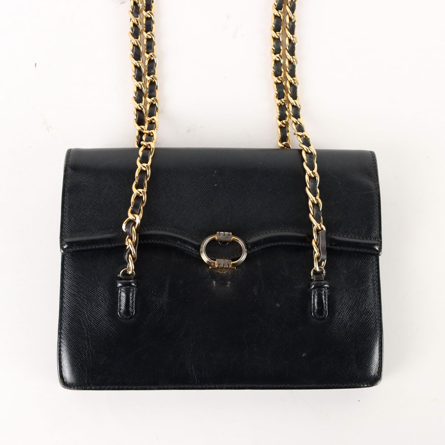 Borsa gucci nera new arrivals con catena