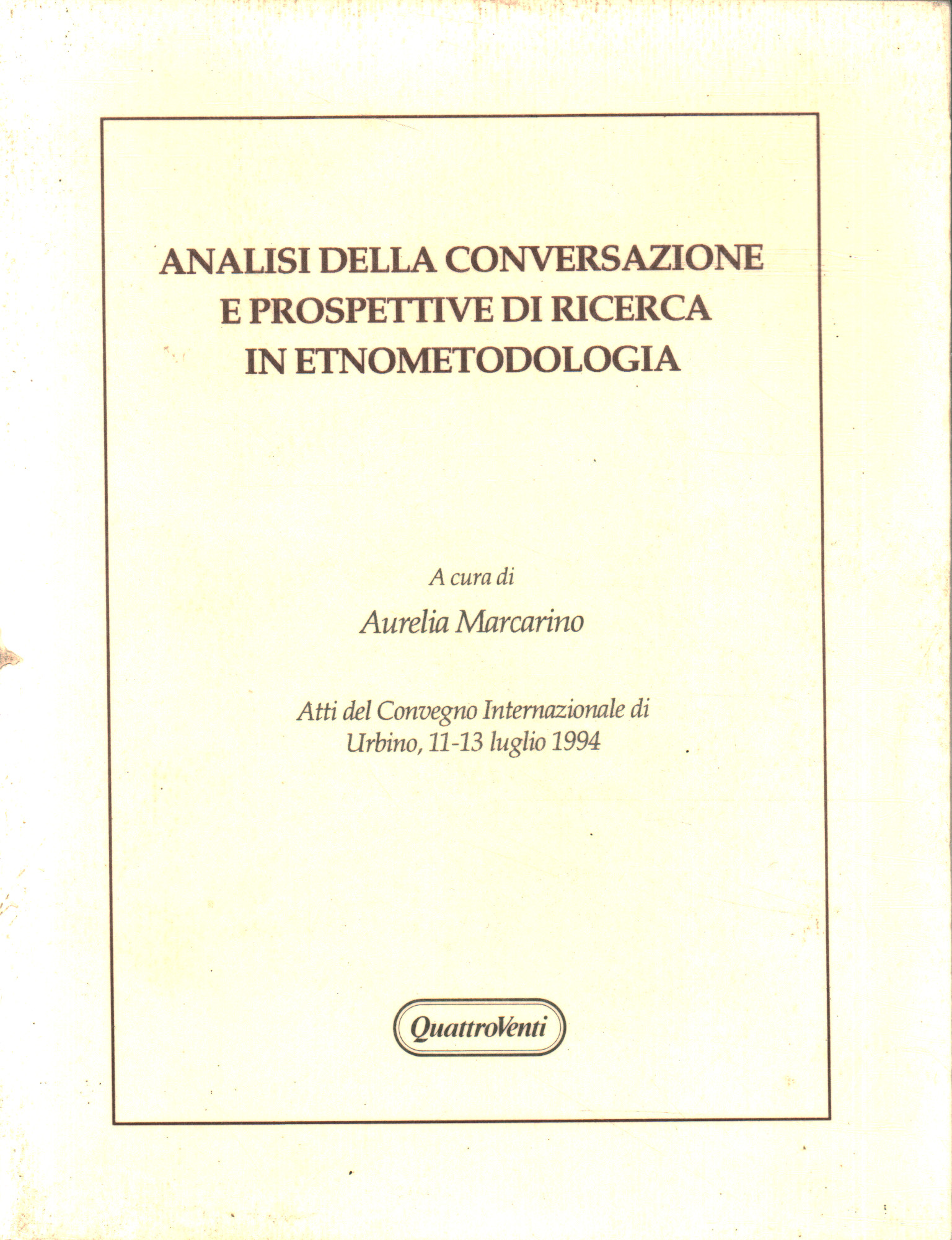 Analisi della conversazione e prospettive%