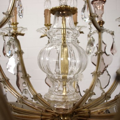 Chandelier Glass Italy XX Century