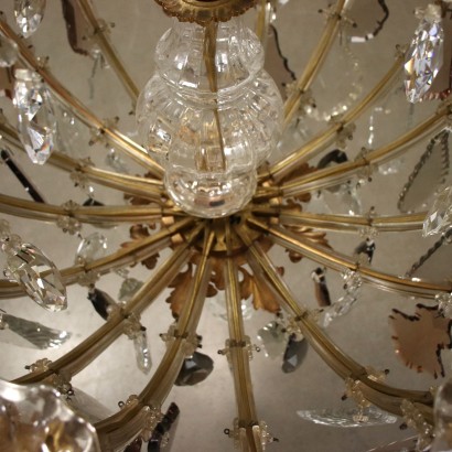 Chandelier Glass Italy XX Century