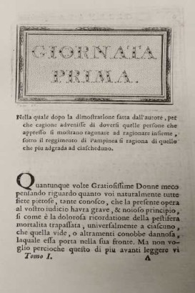 Le Décaméron, Le Décaméron de M. Giovanni Boccaccio