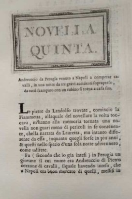 Il Decamerone,Il Decamerone di M. Giovanni Boccaccio