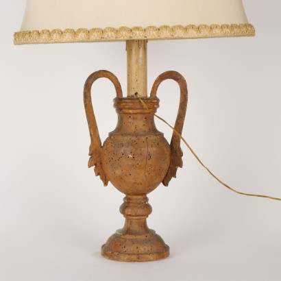 Décoration Néoclassique Transformée en Lampe - Italie XVIII Siècle