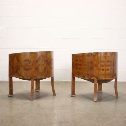 Pair of Art Decò Armchairs Walnut - Italy XX Century