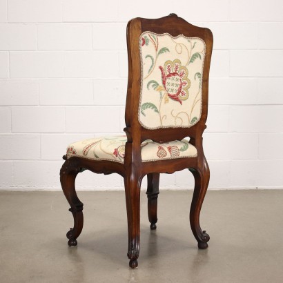 antiguo, silla, sillas antiguas, silla antigua, silla italiana antigua, silla antigua, silla neoclásica, silla del siglo XIX, Par de sillas Louis Philippe