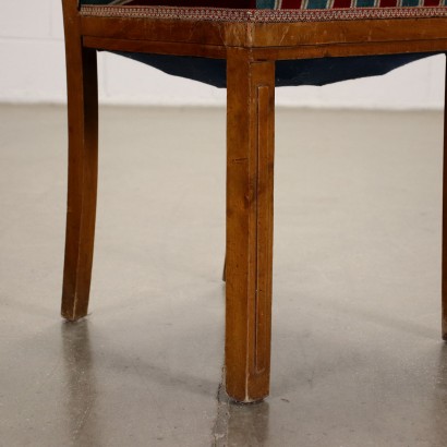 antiquariato, sedia, antiquariato sedie, sedia antica, sedia antica italiana, sedia di antiquariato, sedia neoclassica, sedia del 800,Gruppo di Sei Sedie Art-Decò,Gruppo di Sei Sedie Art-Decò