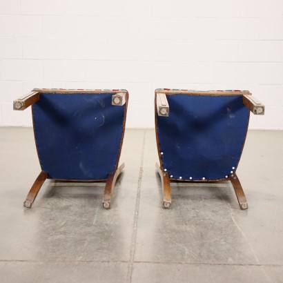 Group of 6 Art Decò Chairs Walnut - Italy XIX-XX Century