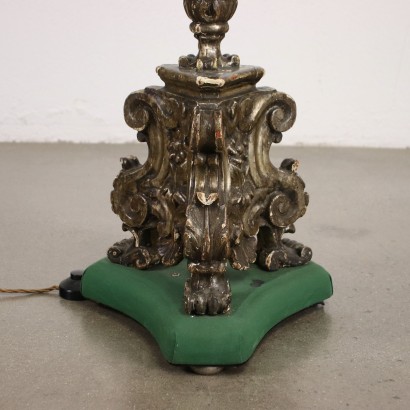 Neo-Baroque Candle Holder Wood - XIX Century