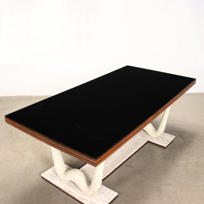 Table Bois Marbre - Italie Années 1950