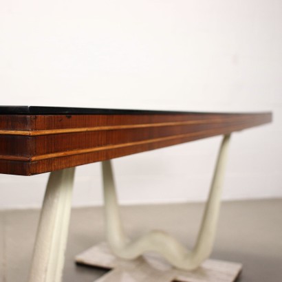 Table Bois Marbre - Italie Années 1950