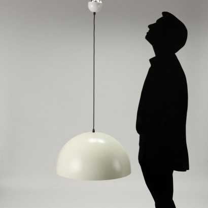 Sonora Suspension Lamp Oluce Metal Italy 1976