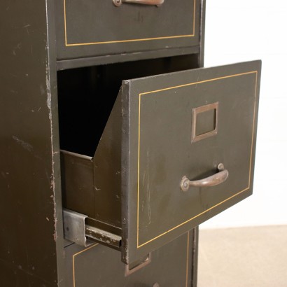 Aktenschrank Metall Italien 1950er