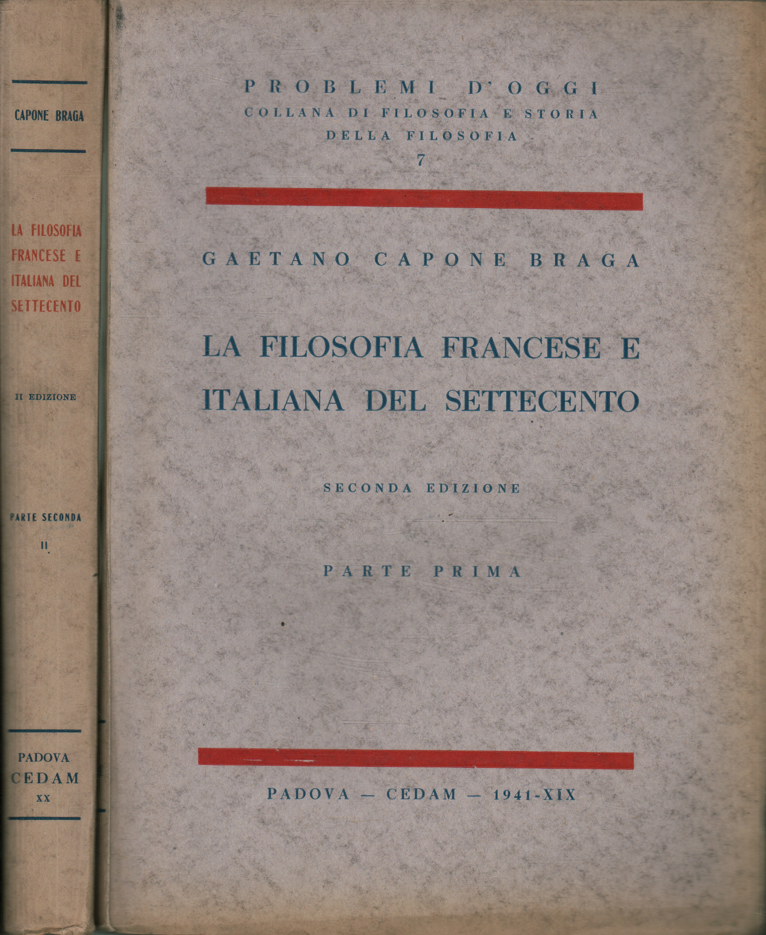 La filosofía francesa e italiana del S.
