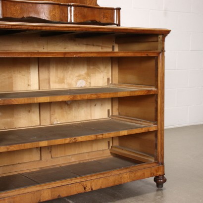 Charles X Chest of Drawers with Mirror Walnut - Italy XIX Century