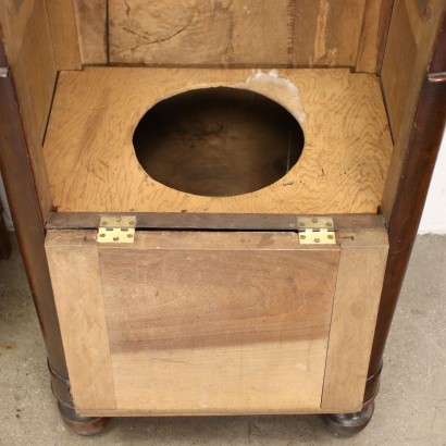 Pair of Charles X Bedside Tables Walnut - Italy XIX Century