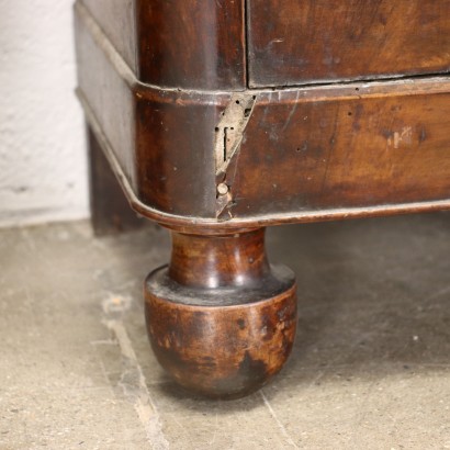 Pair of Charles X Bedside Tables Walnut - Italy XIX Century