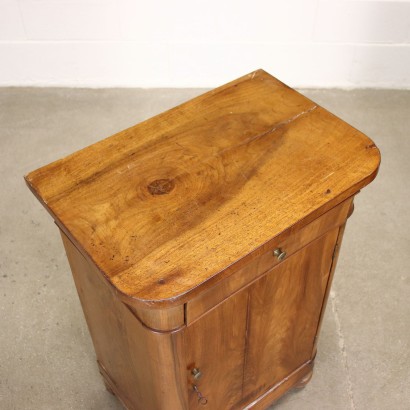 Pair of Charles X Bedside Tables Walnut - Italy XIX Century