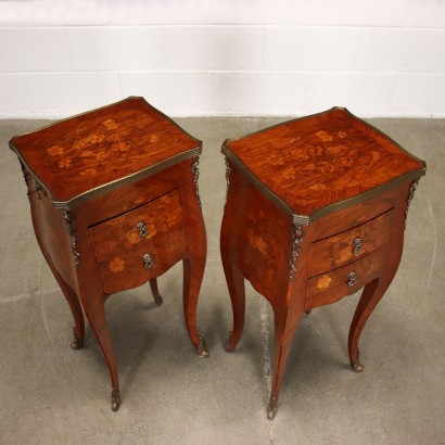 antiques, nightstand, antique nightstand, antique nightstand, antique Italian nightstand, antique nightstand, neoclassical nightstand, 19th century nightstand, Pair of Style Nightstands