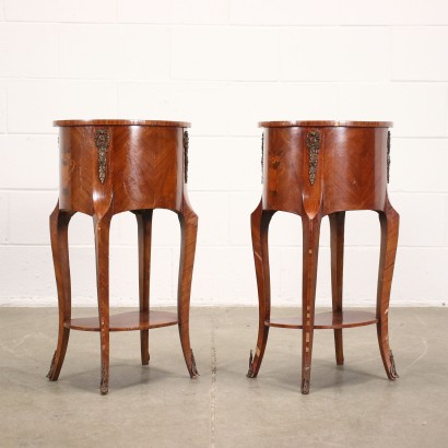 Pair of Bedside Tables Wood - Italy XX Century