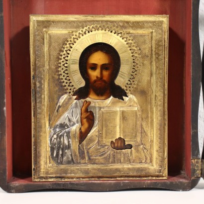 arte, arte italiana, pittura ottocento italiana,Cristo Pantocratore