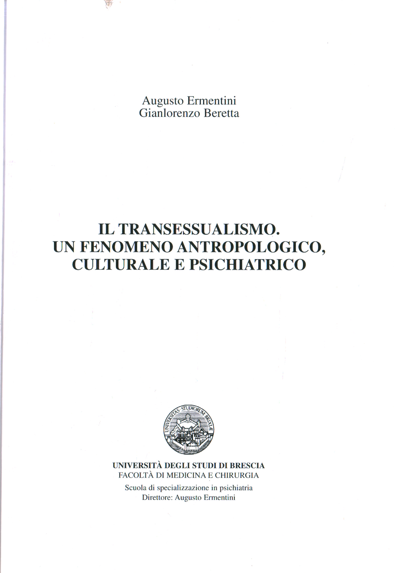 Transsexualismus. Ein anthropologisches Phänomen