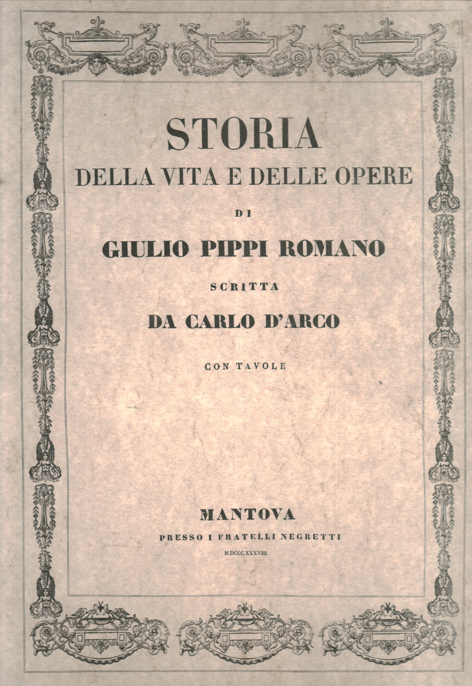 Storia della vita e delle opere di G