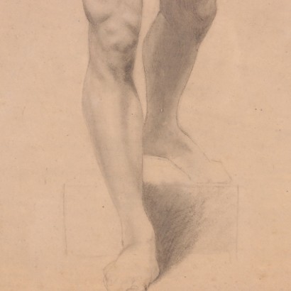 art, art italien, peinture italienne du XIXe siècle, nu masculin