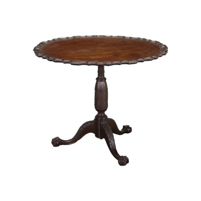 Table Basse Stile Chippendale Acajou Angleterre XIX-XX Siècle