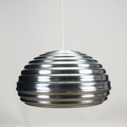 Paire de Lampes Flos Splügen Bräu Alluminium - Italie Années 1970