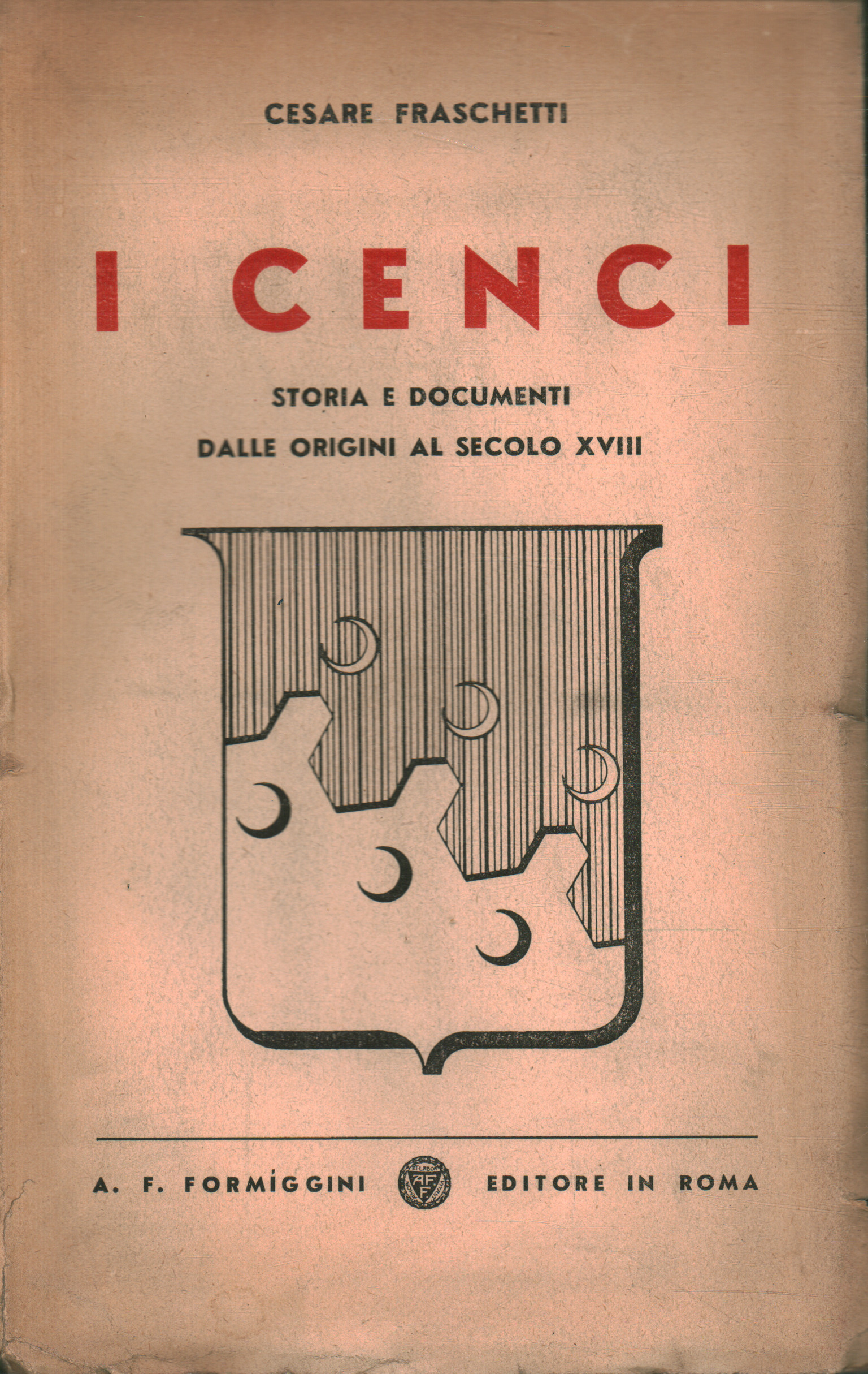 The Cenci, The Cenci. History and documents from the origins