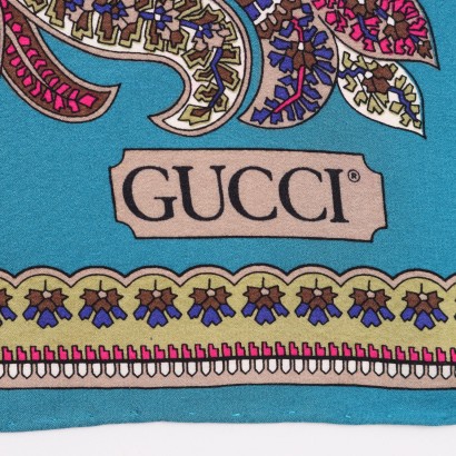 Vintage Gucci Schal Seide - Italien 1980er-1990er