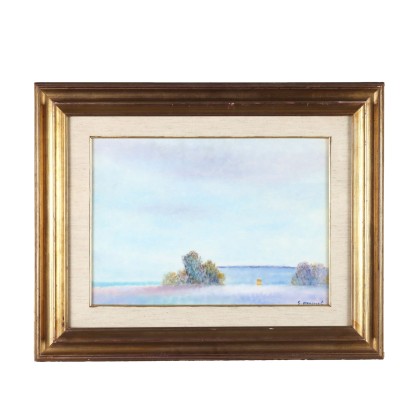 art, art italien, peinture italienne du XXe siècle, Giovanni Omiccioli, Plage, Giovanni Omiccioli, Giovanni Omiccioli, Giovanni Omiccioli, Giovanni Omiccioli