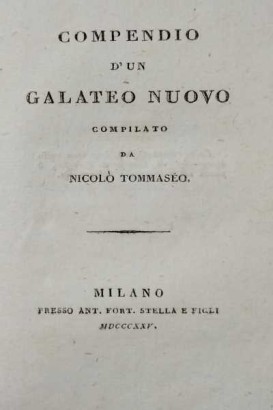 Compendio d'un Galateo nuovo