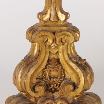 Pair of Candle-Holders Walnut Italy XVIII Century