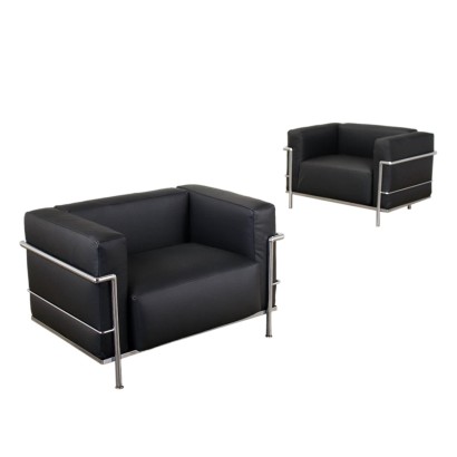 Poltrone 'LC3' Le Corbusier per Cassina
