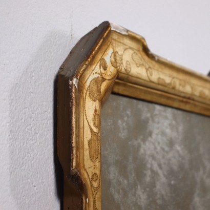 Umbertine Mirror Wood - Italy XIX Century