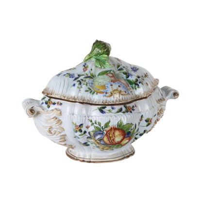 Soup Tureen Majolica - Italy XX Century