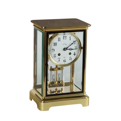 L\'Epée Table Clock Brass - France XX Century