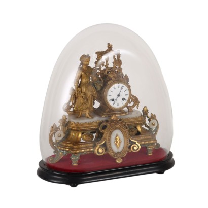 Parisian Clock Alabaster - France XIX Century